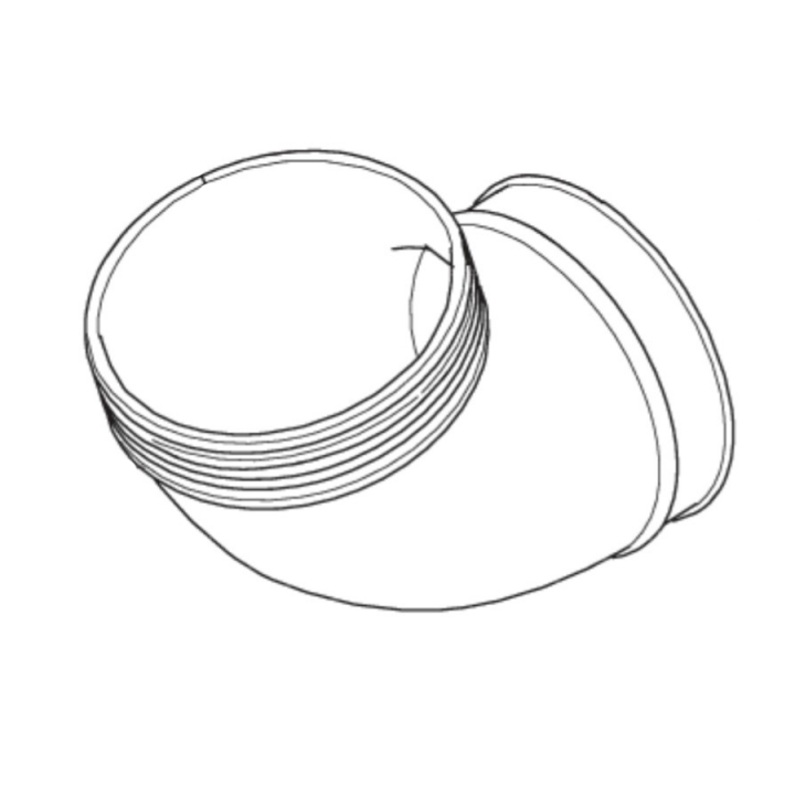 Elbow slip on D130-D130 husqva in the group at Entreprenadbutiken (5354719-01)