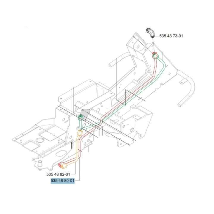 Pipe 5354880-01 in the group  at Entreprenadbutiken (5354880-01)
