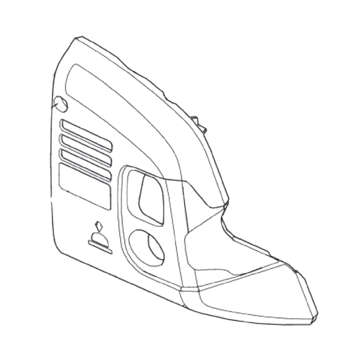 Cover air intake, Husqvarna in the group at Entreprenadbutiken (5355076-01)
