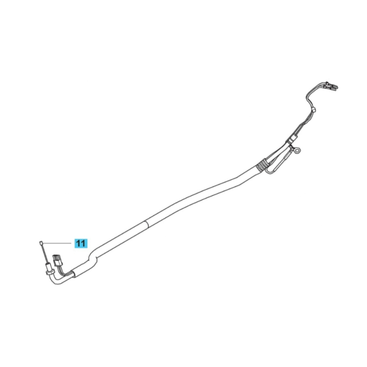Throttle cable assembly throttle w in the group  at Entreprenadbutiken (5356603-01)