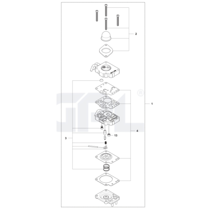 Fuel pump 564XPG in the group  at Entreprenadbutiken (5363054-01)