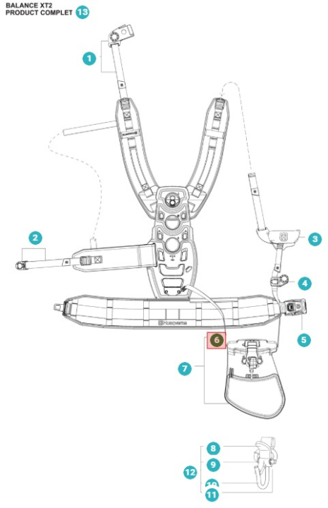 Band Pullstrap Xt2 Assy in the group  at Entreprenadbutiken (5363736-01)