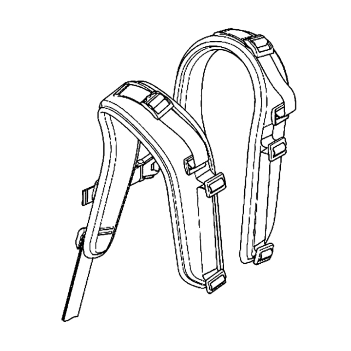 Harness assembly shoulder strap hv in the group at Entreprenadbutiken (5364582-01)