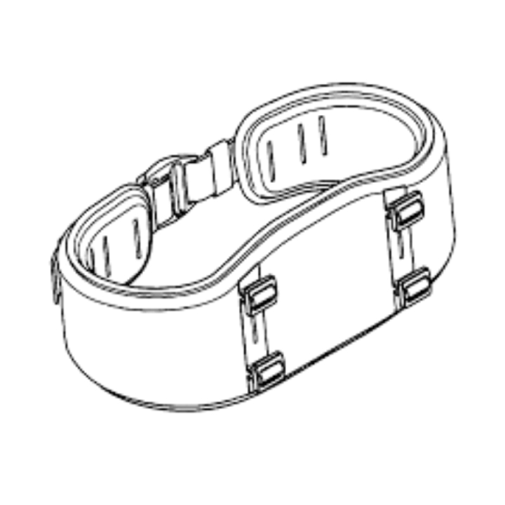 Waist-belt waist belt assembly hva in the group at Entreprenadbutiken (5364595-01)