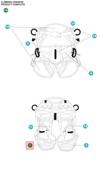 Leg Loop Left 5367699-01 in the group  at Entreprenadbutiken (5367699-01)