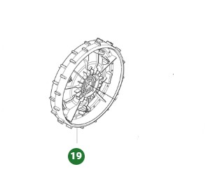 Drive wheel Gardena Sileno Max, Sileno Free in the group at Entreprenadbutiken (5368017-01)