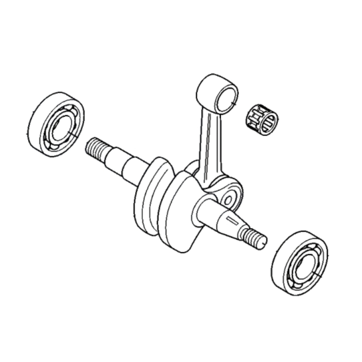 Crankshaft 5373162-02 in the group at Entreprenadbutiken (5373162-02)