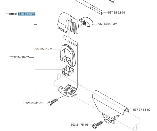 Suspension loop 5373497-02 in the group at Entreprenadbutiken (5373497-02)
