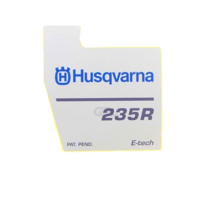 Decal Starter Husqvarna 235R in the group  at Entreprenadbutiken (5373564-03)