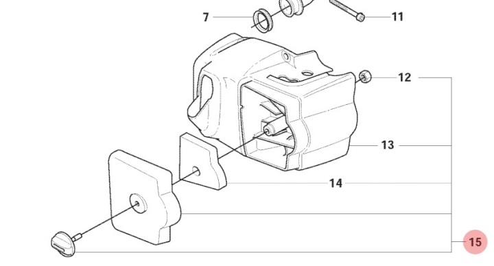 Cylinder Cover Kpl 5374120-04 in the group  at Entreprenadbutiken (5374120-04)