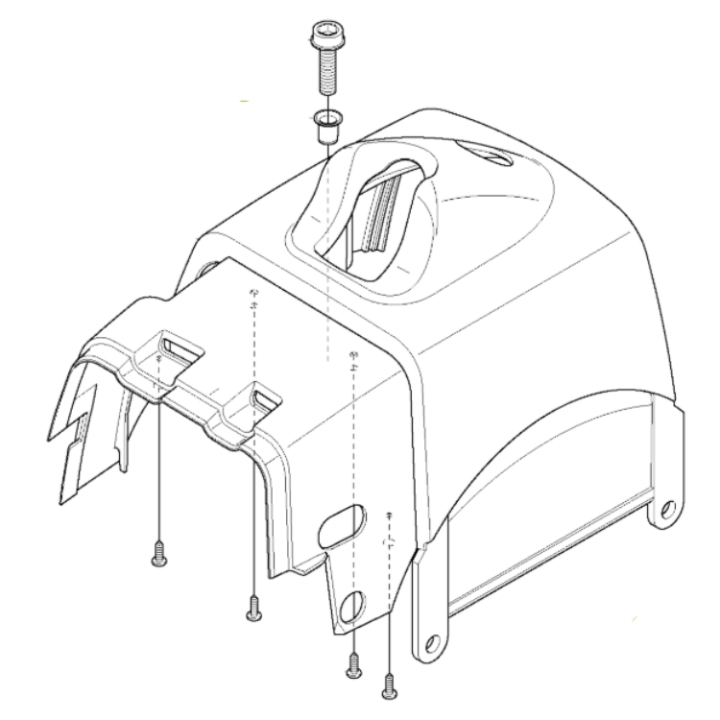 Cylinder Cover 5374144-02 in the group  at Entreprenadbutiken (5374144-02)