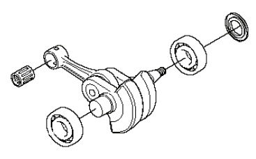 Crankshaft 5374146-01 in the group at Entreprenadbutiken (5374146-01)