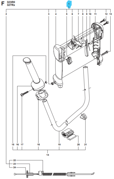 Handle System Kpl 5374245-11 in the group  at Entreprenadbutiken (5374245-11)