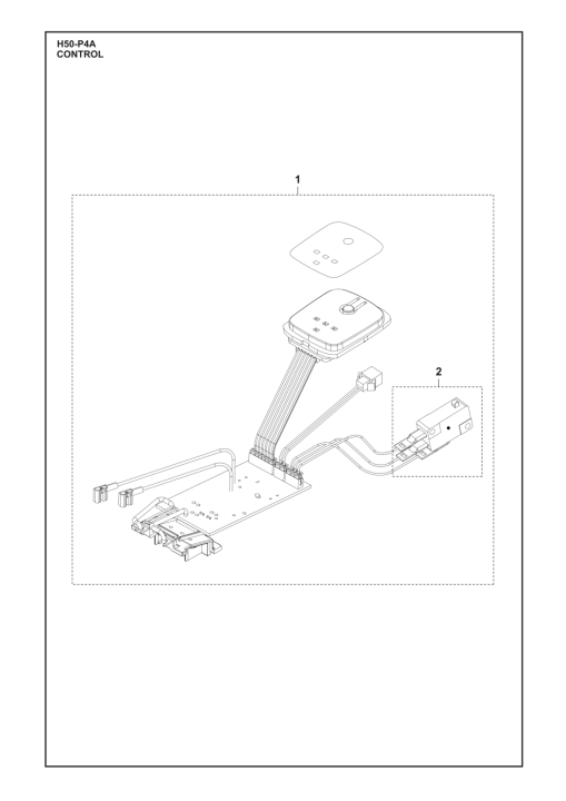 Control Unit Assy Control Unit 5376240-01 in the group  at Entreprenadbutiken (5376240-01)