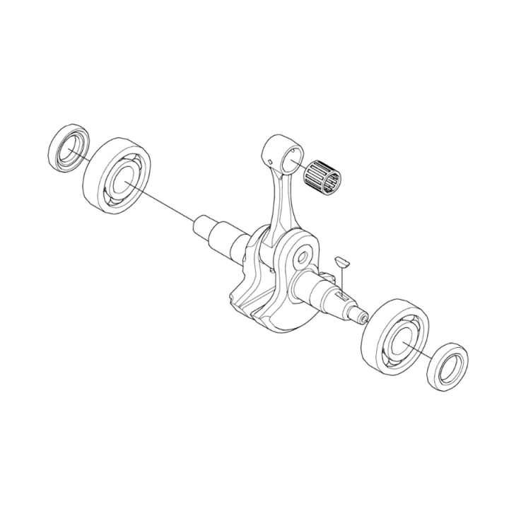 Crankshaft kit 590BTS/BFS in the group at Entreprenadbutiken (5376372-01)