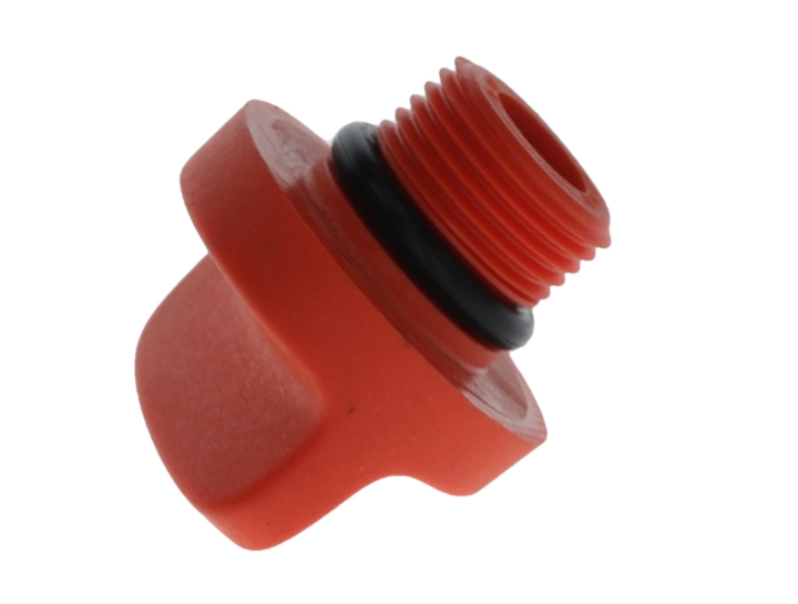 Locking screw, red in the group  at Entreprenadbutiken (5376640-01)