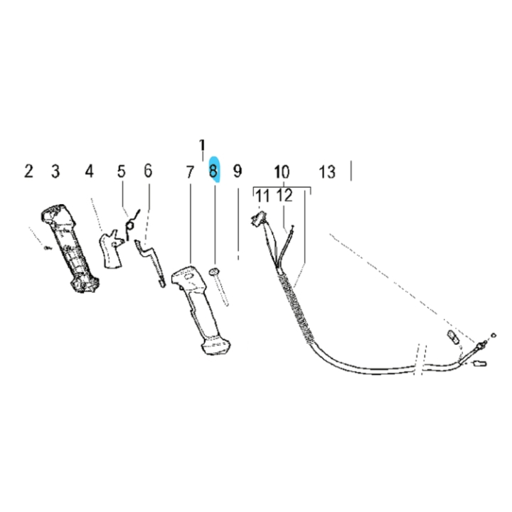 Throttle Control 5382425-39 in the group  at Entreprenadbutiken (5382425-39)