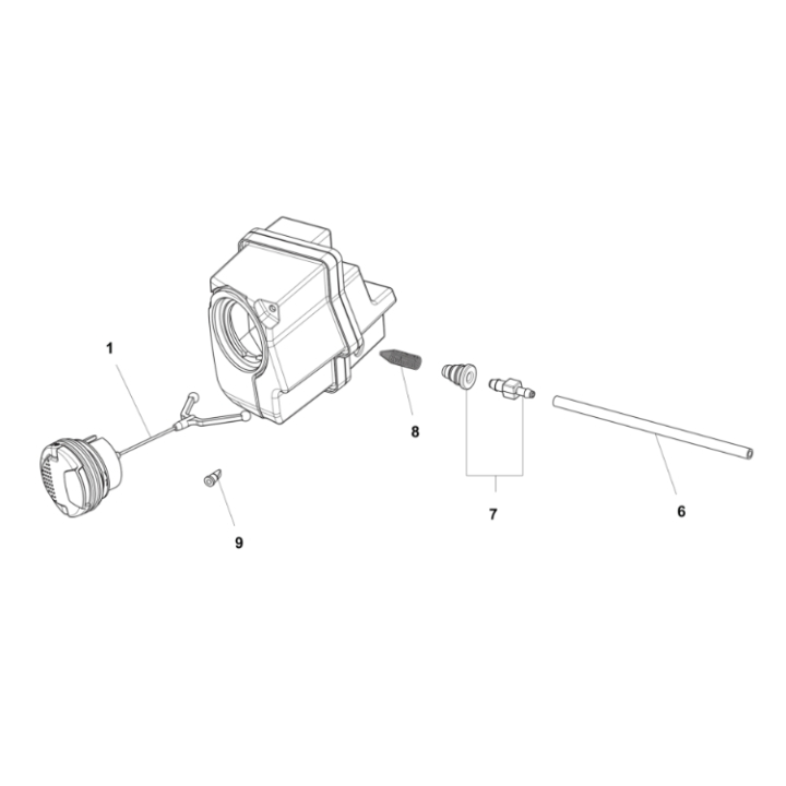 Tank Assy 240I Servicer Parts 5386310-01 in the group  at Entreprenadbutiken (5386310-01)