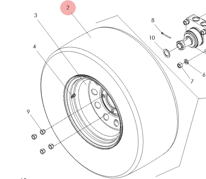 Deck 5391125-99 in the group  at Entreprenadbutiken (5391125-99)