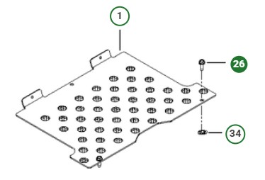 Blt 5/16-18 X 1 Thrd Form Zd 5391132-26 in the group  at Entreprenadbutiken (5391132-26)