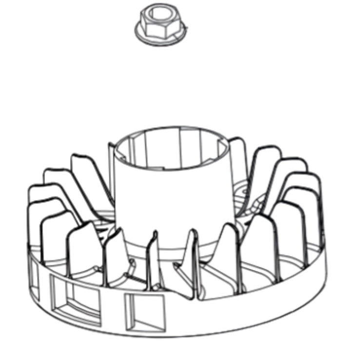 Flywheel in the group at Entreprenadbutiken (5401070-01)