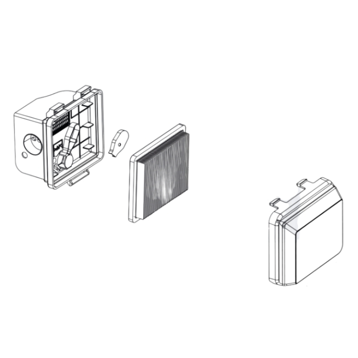Air filter assembly in the group at Entreprenadbutiken (5401083-01)