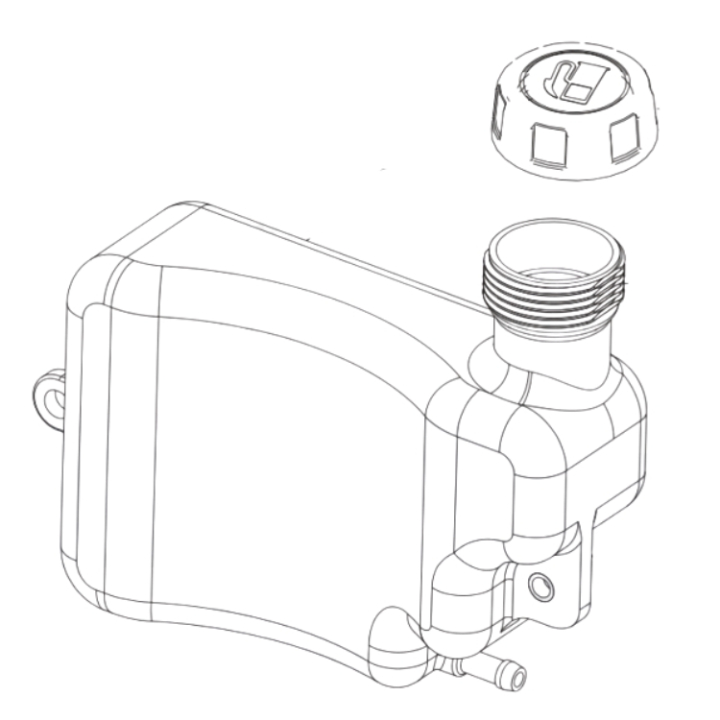 Fuel tank assembly in the group  at Entreprenadbutiken (5401099-01)