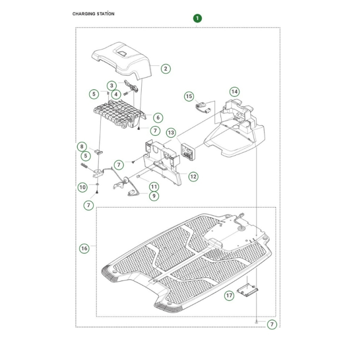 Charging Station Automower R6V, 308V, 312V in the group  at Entreprenadbutiken (5401597-01)