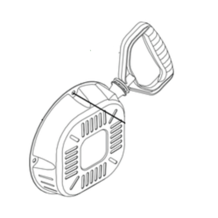 Starter handle assembly in the group at Entreprenadbutiken (5401812-01)