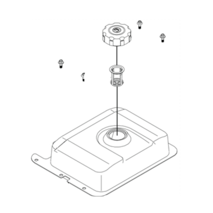 Fuel tank assembly in the group at Entreprenadbutiken (5401834-01)