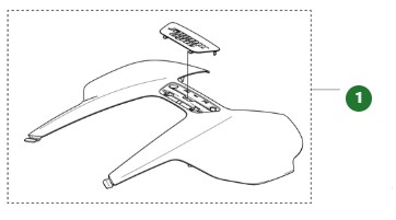Top cover Automower 430V Nera in the group  at Entreprenadbutiken (5401969-01)