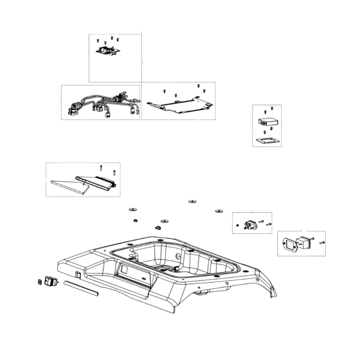 Spare parts kit top cover kit in the group  at Entreprenadbutiken (5402299-01)