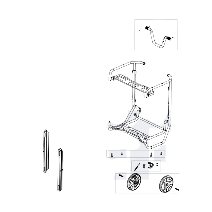 Frame assembly a 100 in the group at Entreprenadbutiken (5402308-01)