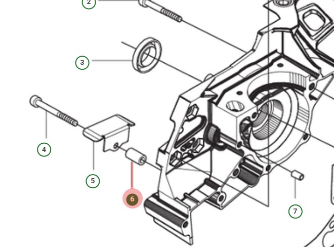 Bushing Belt Steering 5440977-01 in the group  at Entreprenadbutiken (5440977-01)