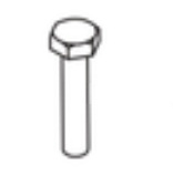 Screw Din 933 M10X50 12.9 5441141-02 in the group  at Entreprenadbutiken (5441141-02)