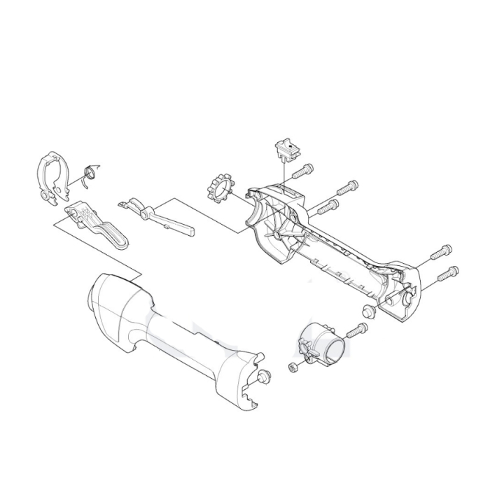 Handle, Throttle Control 5441436-03 in the group at Entreprenadbutiken (5441436-03)