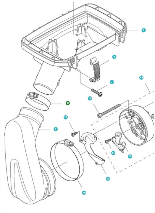 Hose Clamp 5442719-01 in the group at Entreprenadbutiken (5442719-01)