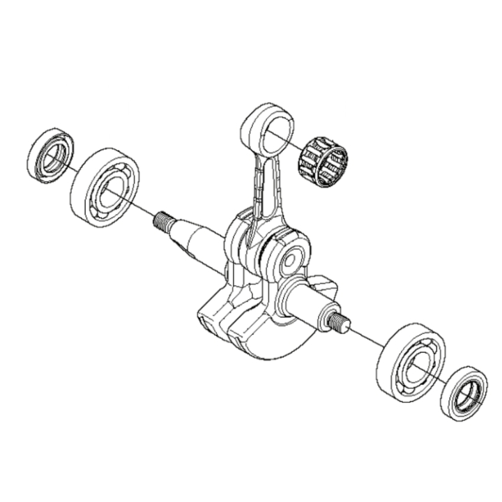 Crankshaft Kpl 5443813-01 in the group at Entreprenadbutiken (5443813-01)