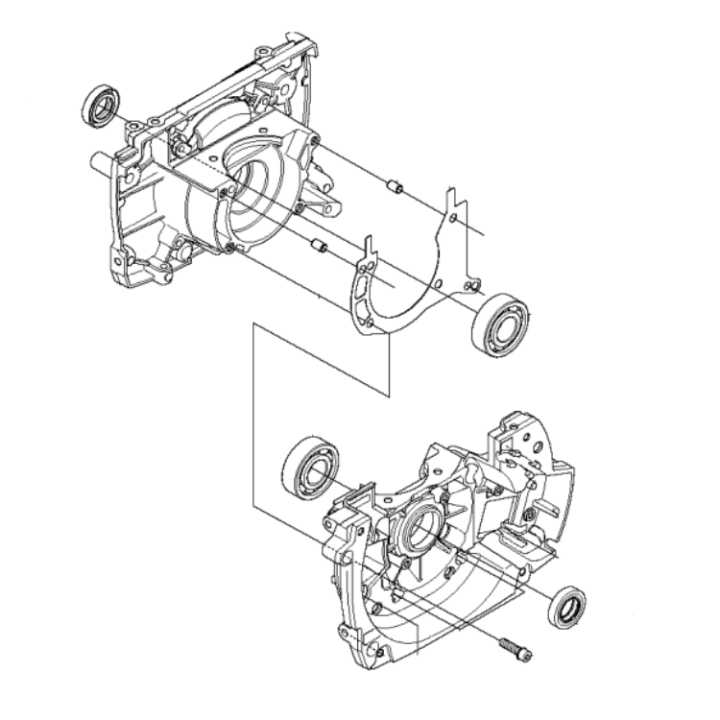 Crankcase 5449525-03 in the group  at Entreprenadbutiken (5449525-03)