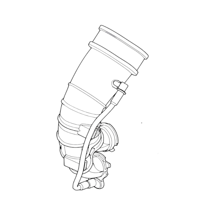 Inlet pipe assembly air filter in the group at Entreprenadbutiken (5460262-01)