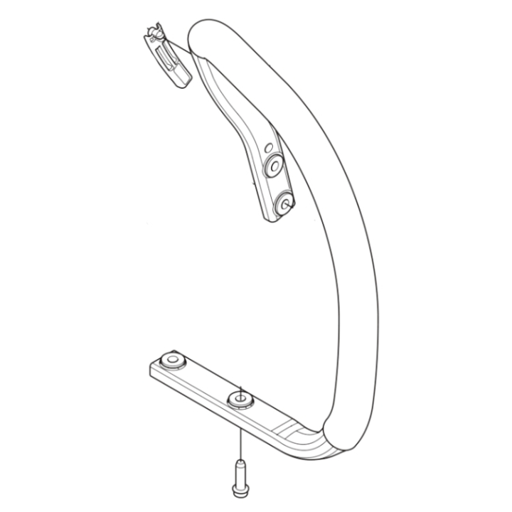Front handle assembly 550i XPG in the group at Entreprenadbutiken (5460597-02)