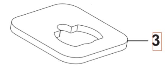 Gasket Foam Motor Cover 5460899-01 in the group  at Entreprenadbutiken (5460899-01)
