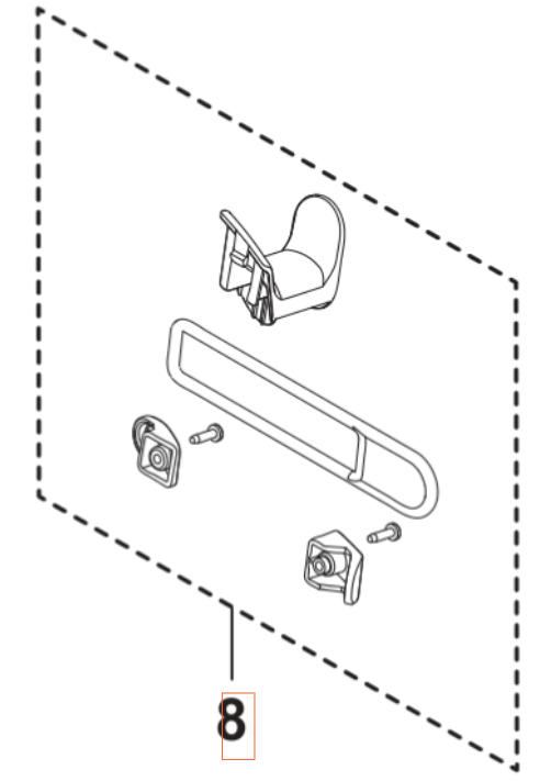 Cable Hooks Kit 5460921-01 in the group  at Entreprenadbutiken (5460921-01)