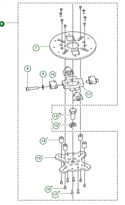 Holder assembly grind holder 270 p in the group at Entreprenadbutiken (5475732-01)