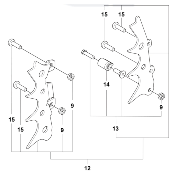 Bark support 564XP/XPG in the group  at Entreprenadbutiken (5480902-01)