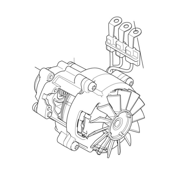 Motor complete electric motor assembly in the group at Entreprenadbutiken (5485468-01)