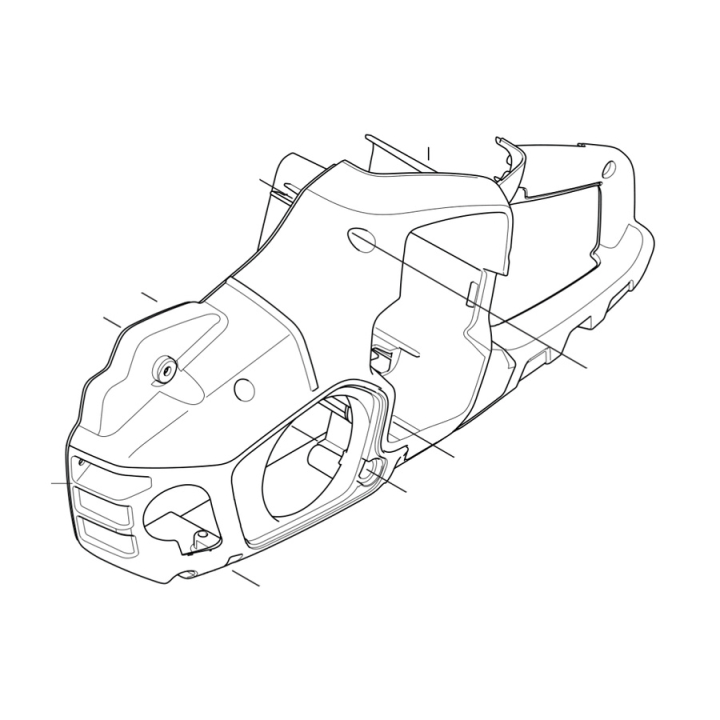 Chassis left / flywheel side in the group at Entreprenadbutiken (5488080-01)
