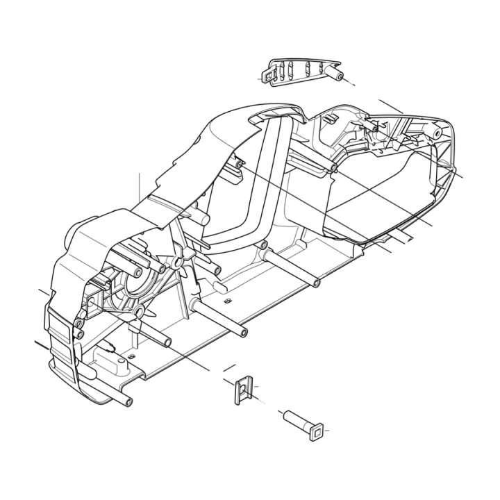 Chassis hyperion clutch side assembly in the group at Entreprenadbutiken (5489269-01)