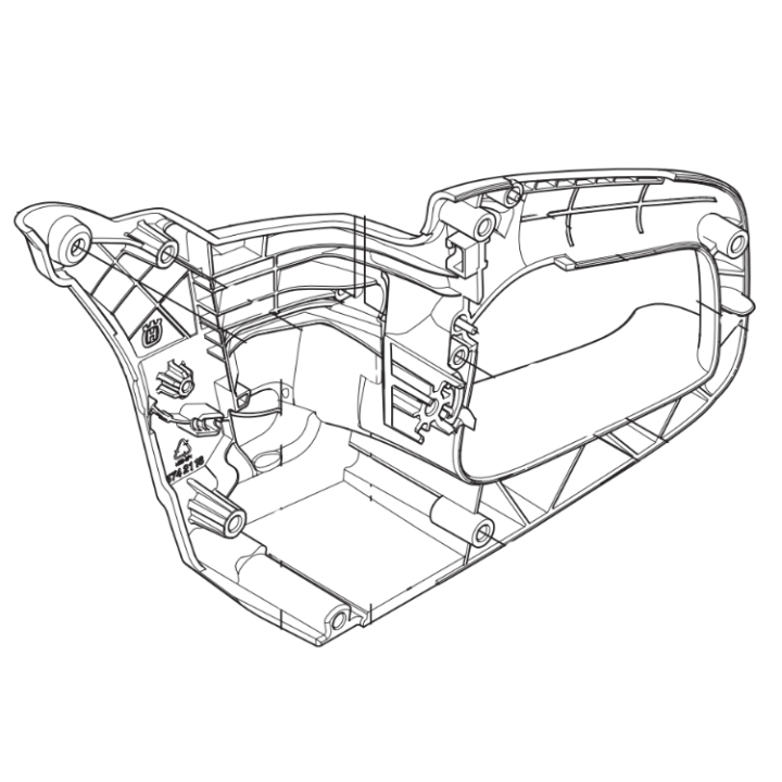 Rear Handle 5742118-01 in the group at Entreprenadbutiken (5742118-01)
