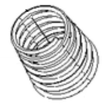 Spring in the group Spare parts Husqvarna 136LiL at Entreprenadbutiken (5744721-01)